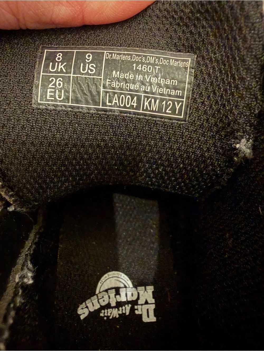 Dr. Martens Black Patent Lace-Up Kids Boots